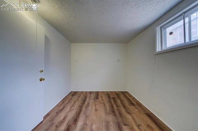 a view of a hallway with entryway