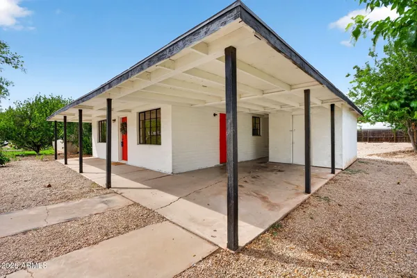 a view of outside space and a lake view