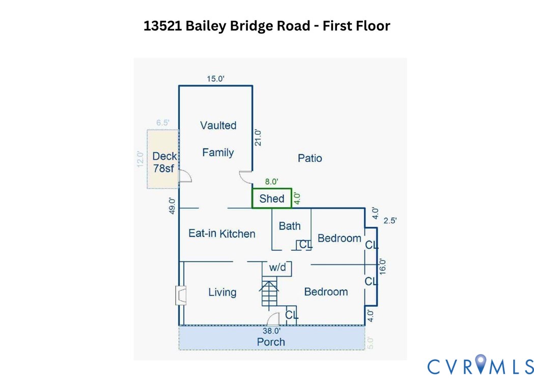 13521 Bailey Bridge Road Midlothian, VA 23112 - Photo 8 of 9 Floor plan