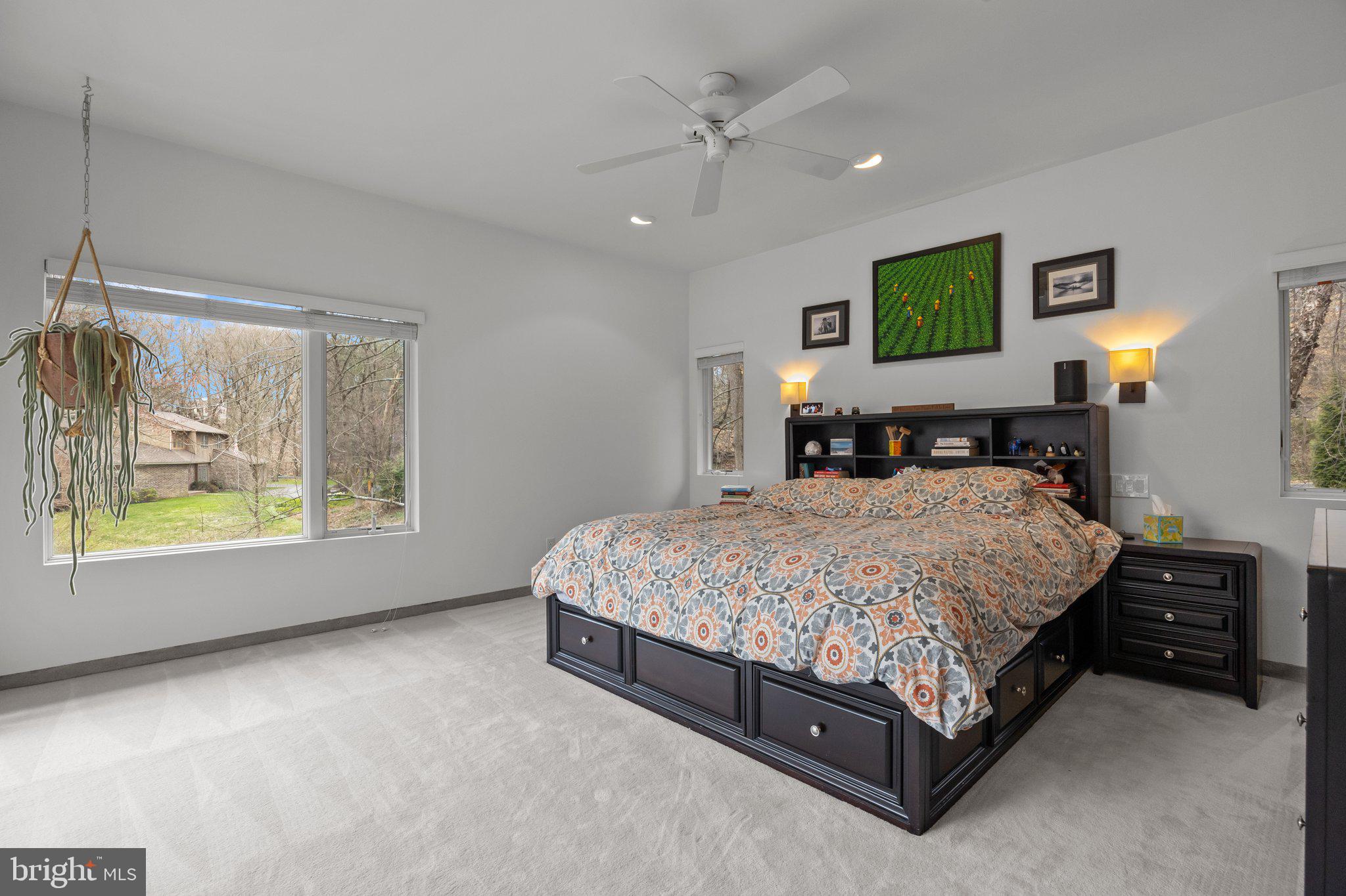 1223 Old Ford Road Huntingdon Valley, PA 19006 - Photo 24 of 36 a spacious bedroom with a bed and a window