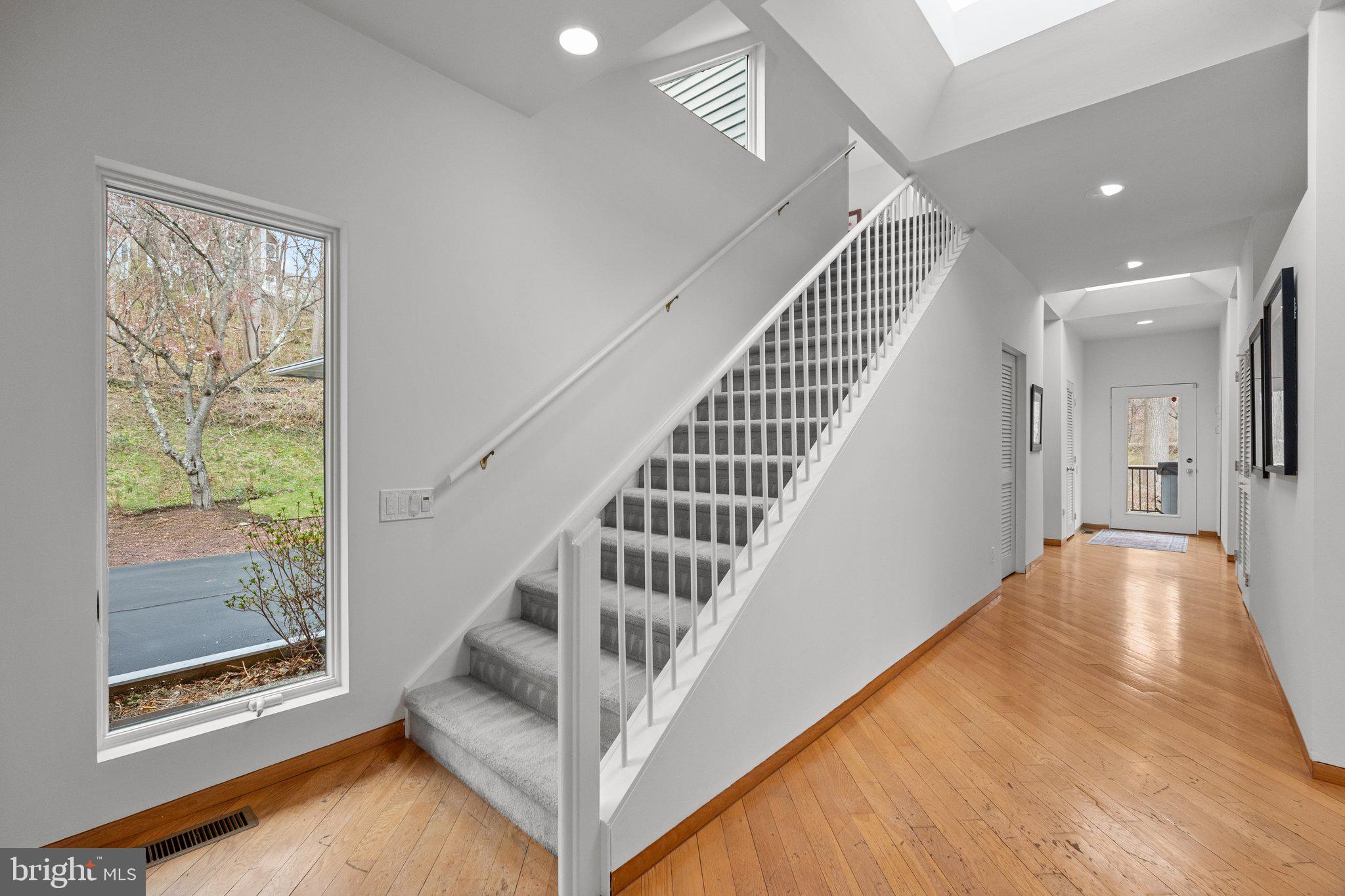 1223 Old Ford Road Huntingdon Valley, PA 19006 - Photo 5 of 36 a view of entryway and hall with wooden floor