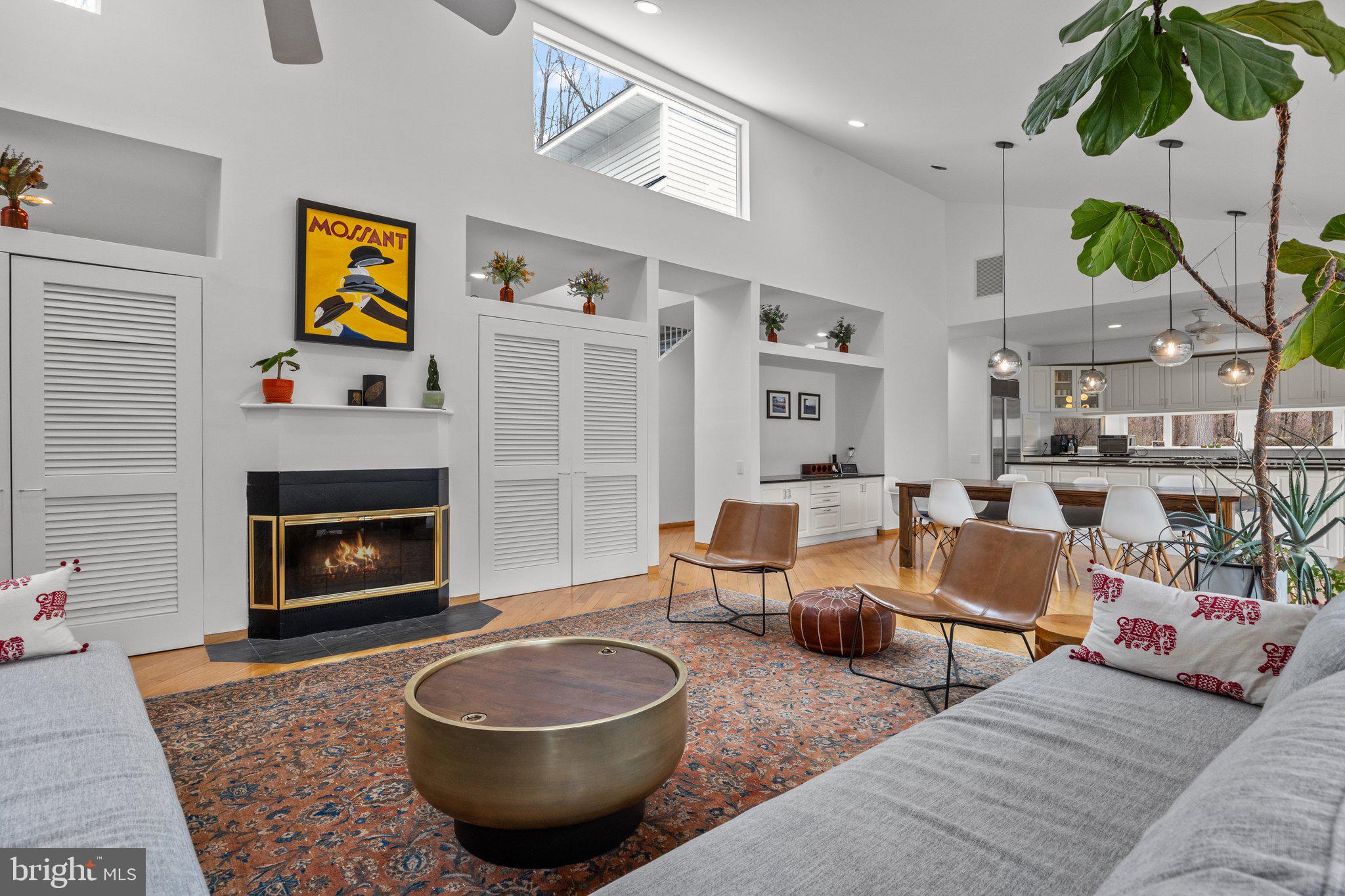 1223 Old Ford Road Huntingdon Valley, PA 19006 - Photo 8 of 36 a living room with furniture and a fireplace