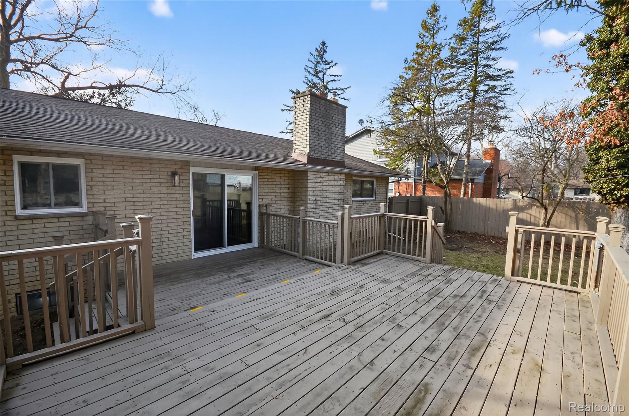 24065 Rockingham Street Southfield, MI 48033 - Photo 3 of 35 View of wooden deck