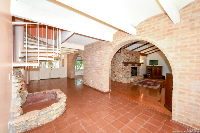 a very nice looking room with a large window