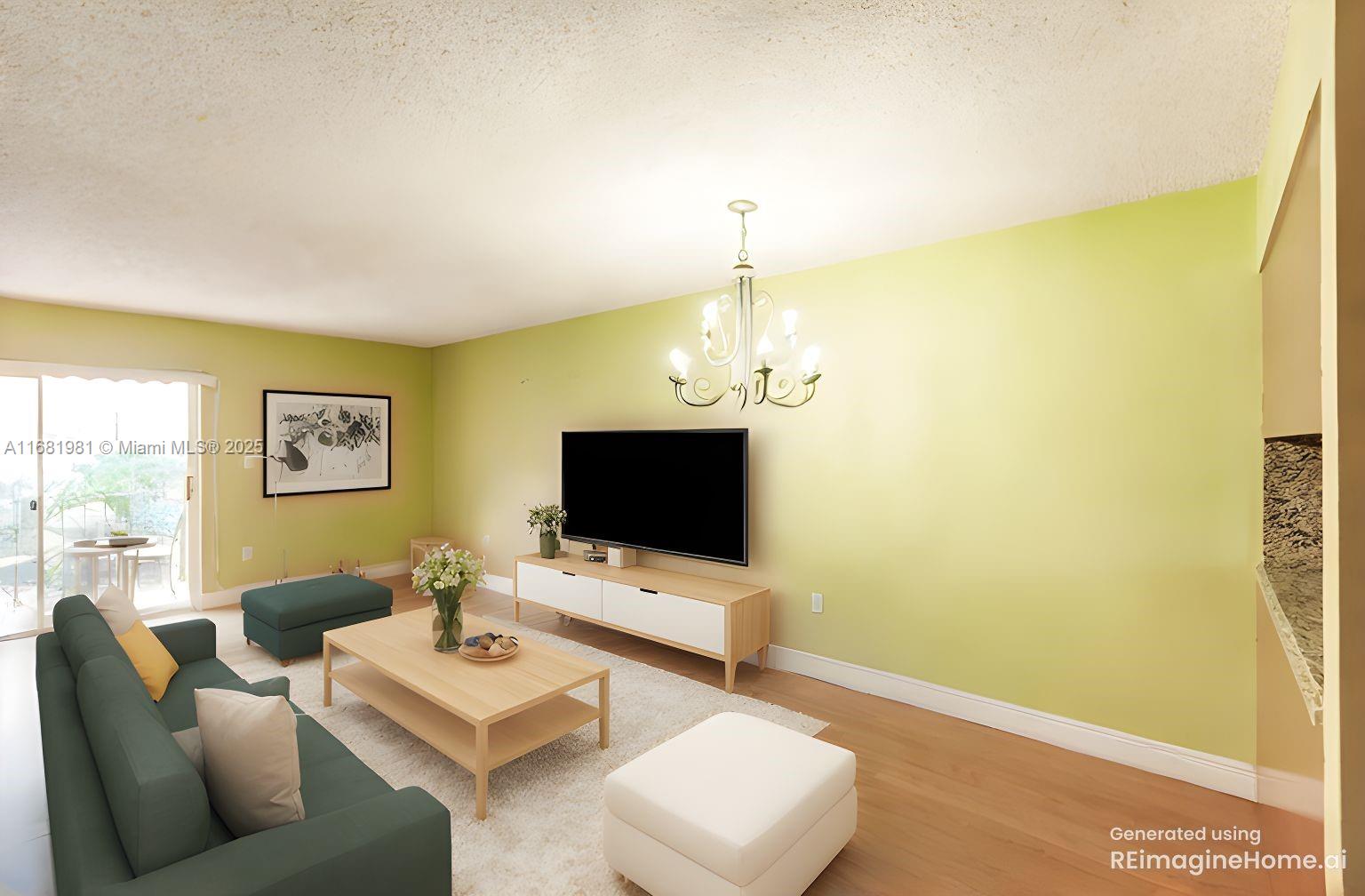 1900 West 54th Street, Unit 213 Hialeah, FL 33012 - Photo 2 of 21 a living room with furniture and a flat screen tv