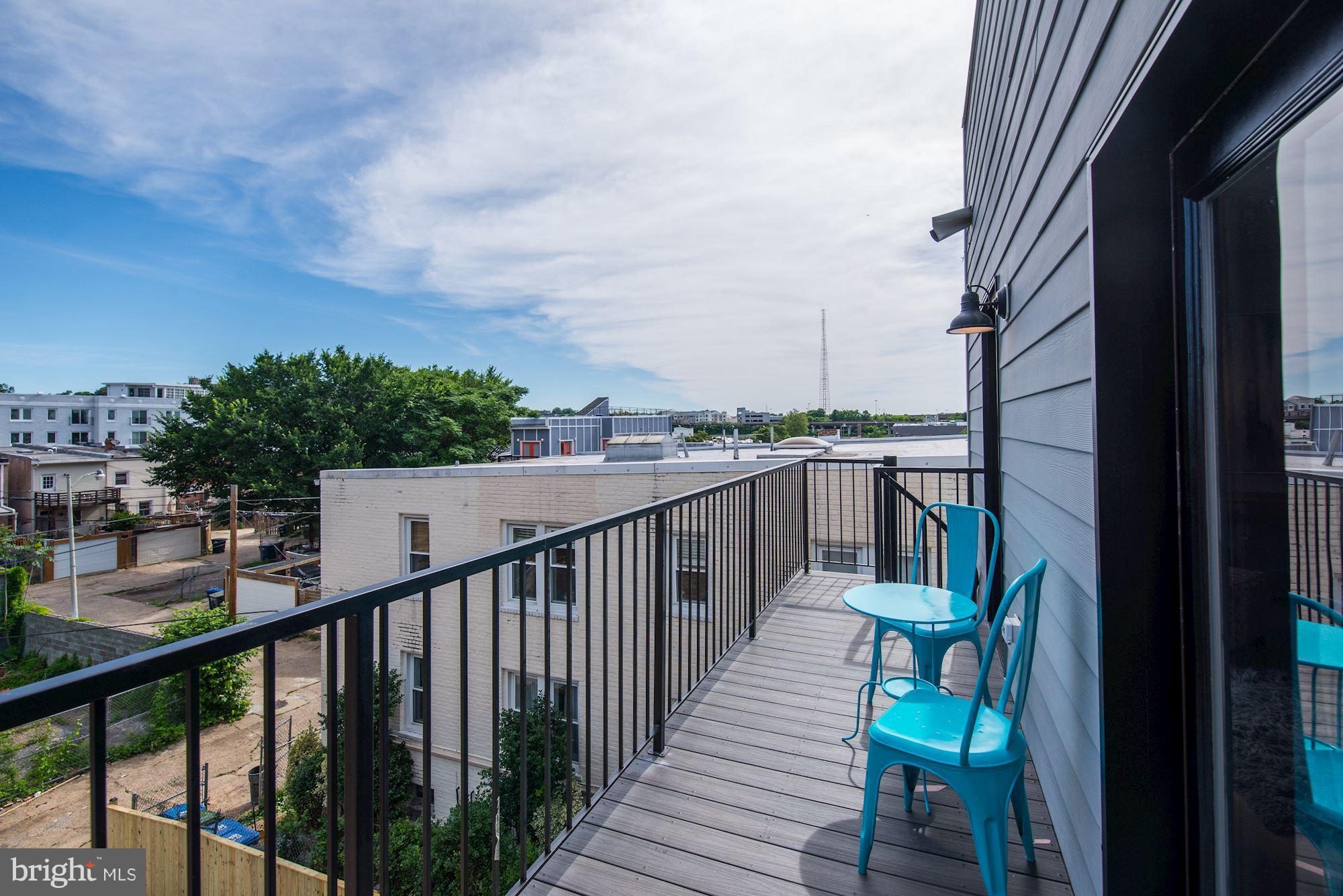 310 V Street Northeast, Unit 2 Washington, DC 20002 - Photo 5 of 22 A nice balcony off the bedroom...