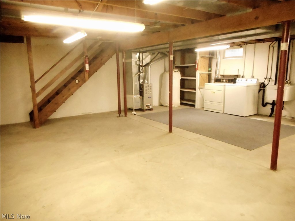 2532 Graham Road Stow, OH 44224 - Photo 12 of 24 Immaculate, Big Basement with Laundry area and Utility Sink. This Lower Level could be finished for additional living space!