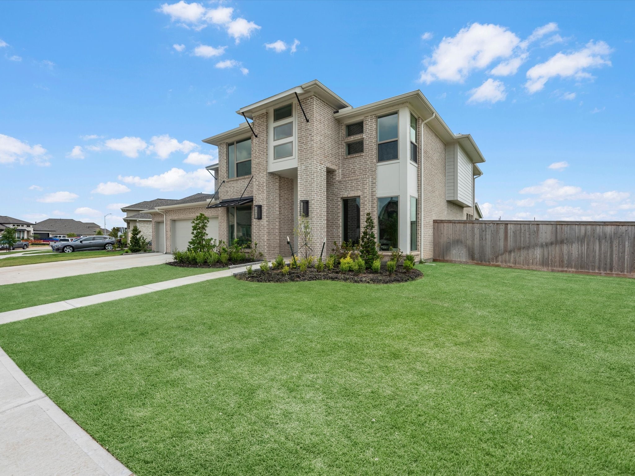 18714 Pistachio Way Manvel, TX 77578 - Photo 3 of 48 Enjoy added privacy with no rear neighbors, all while being just one street from the lake and walking trails and a short stroll to the clubhouse, resort-style pool, and pickleball courts.