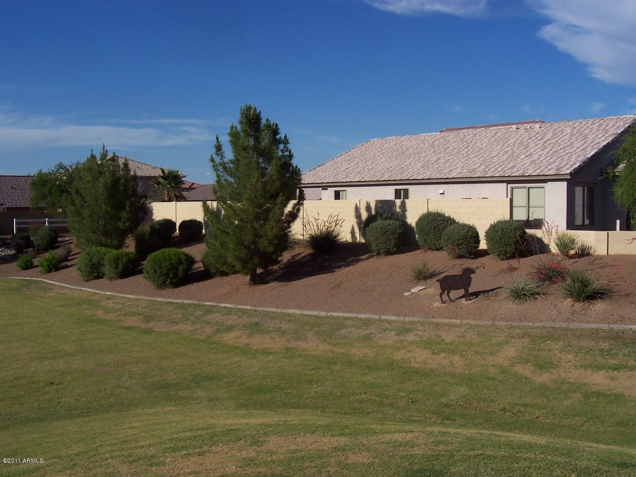 4410 West Carson Road Laveen, AZ 85339 - Photo 6 of 12 Greenbelt backyard 2