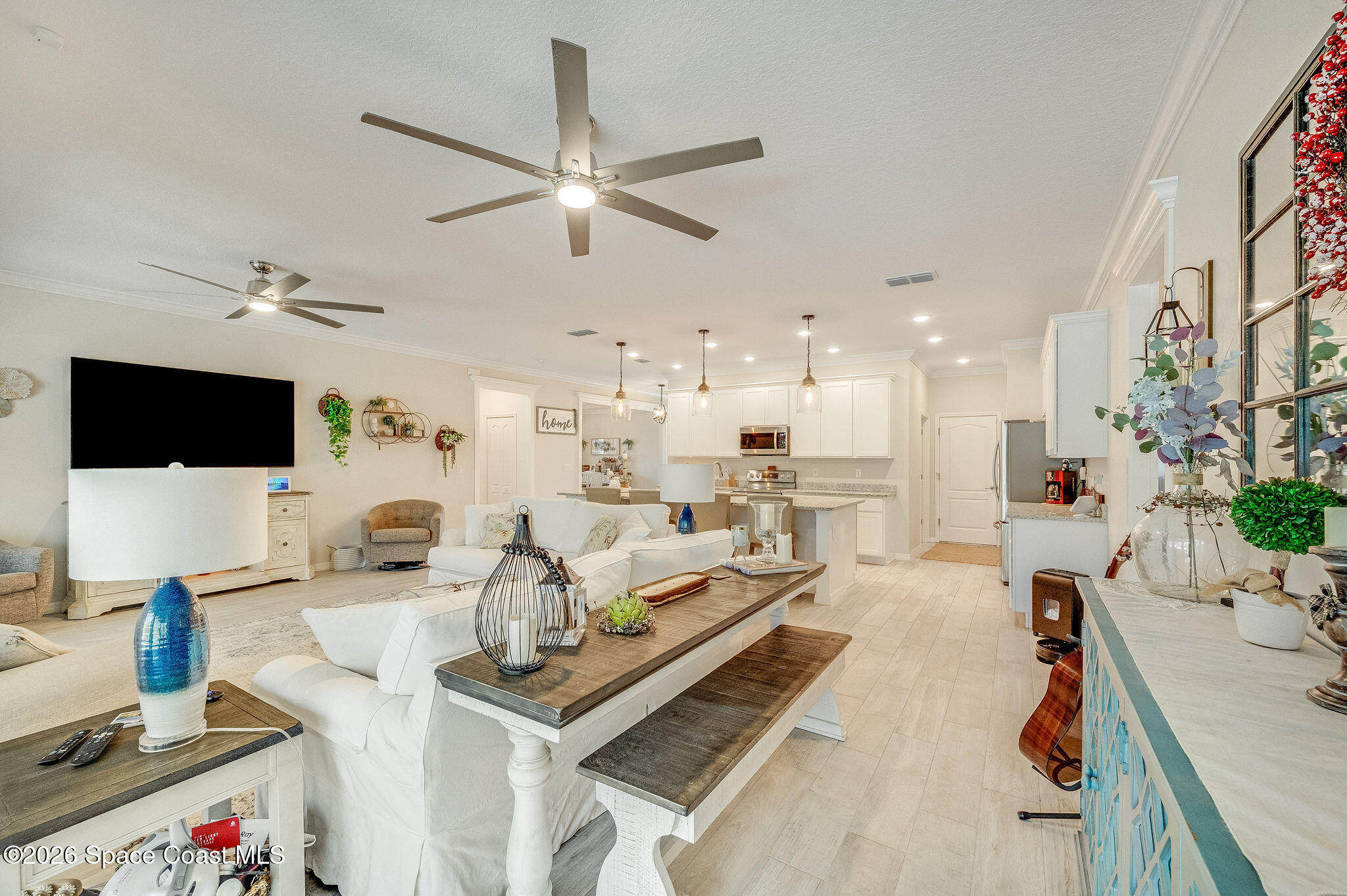 3470 Breezy Point Lane Cocoa, FL 32926 - Photo 19 of 69 Living to Kitchen
