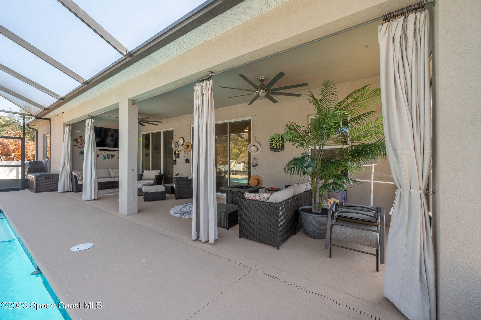 3470 Breezy Point Lane Cocoa, FL 32926 - Photo 35 of 69 Trussed Patio