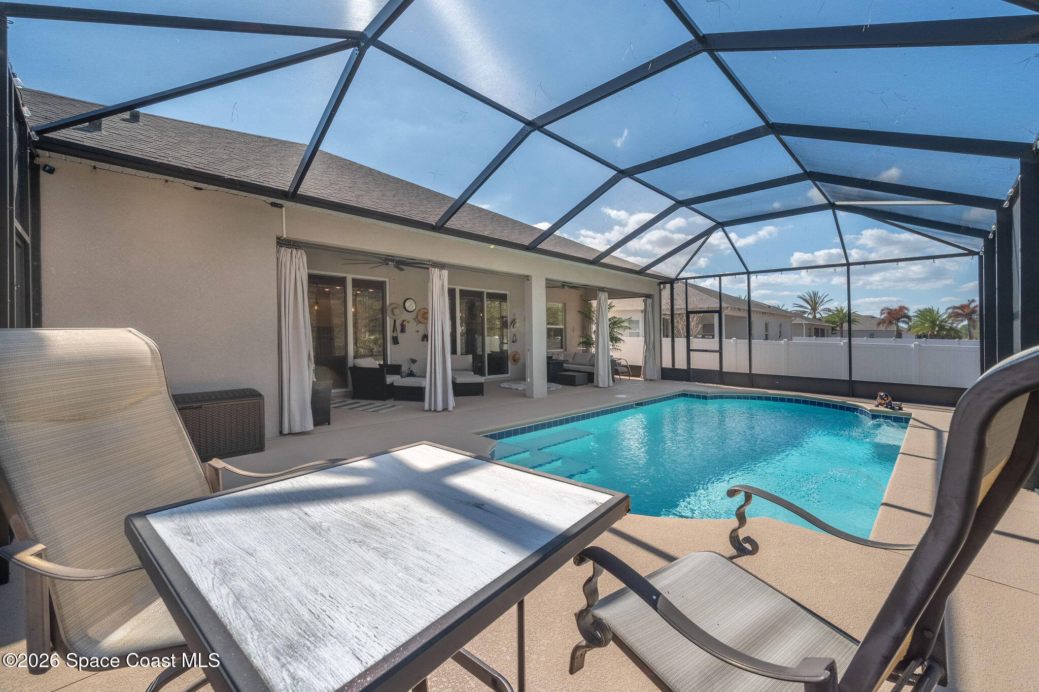 3470 Breezy Point Lane Cocoa, FL 32926 - Photo 37 of 69 Screened Pool