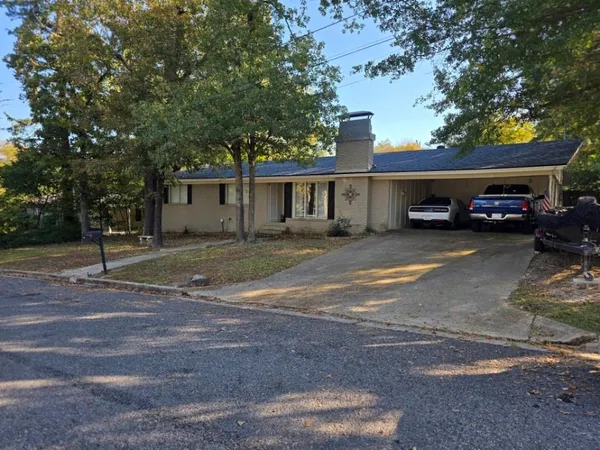 a view of a house with a patio