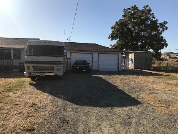 a view of a car garage