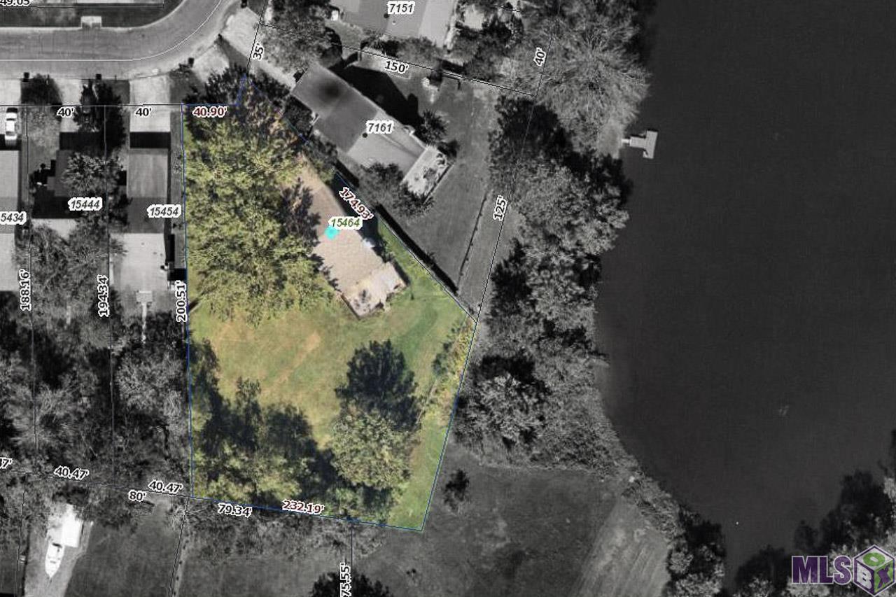 15464 Point Breton Avenue Baton Rouge, LA 70817 - Photo 22 of 25 Ariel View of Yard and Lake