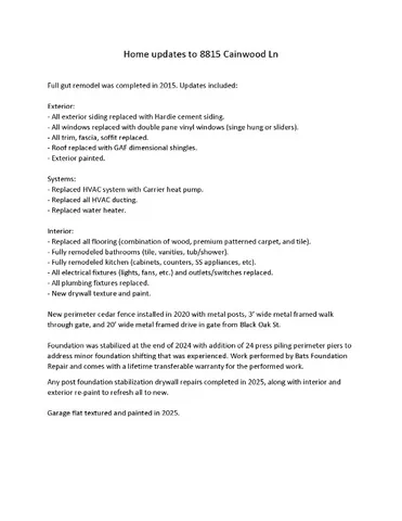 $399,900 | 8815 Cainwood Lane, Austin, TX 78729