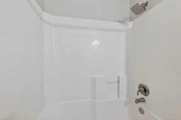 a close up of a bathtub