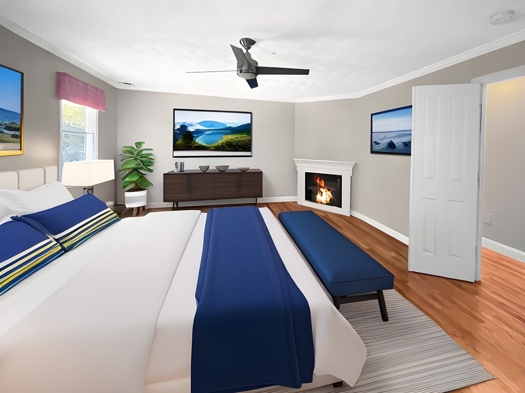 216 Rangeway Road, Unit 173 Billerica, MA 01862 - Photo 7 of 7 a living room with furniture and a flat screen tv