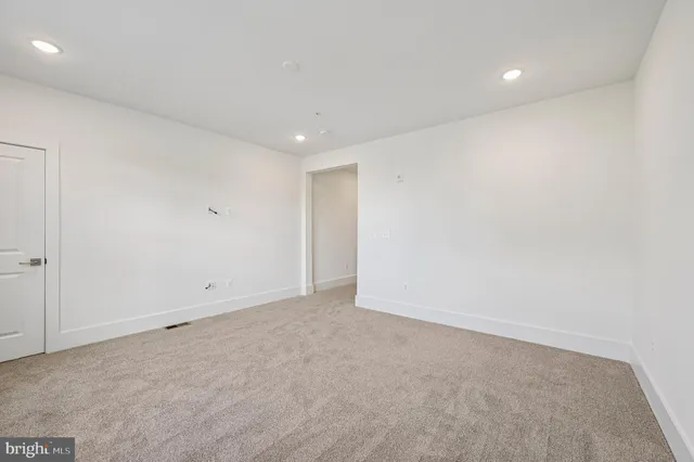 a view of an empty room