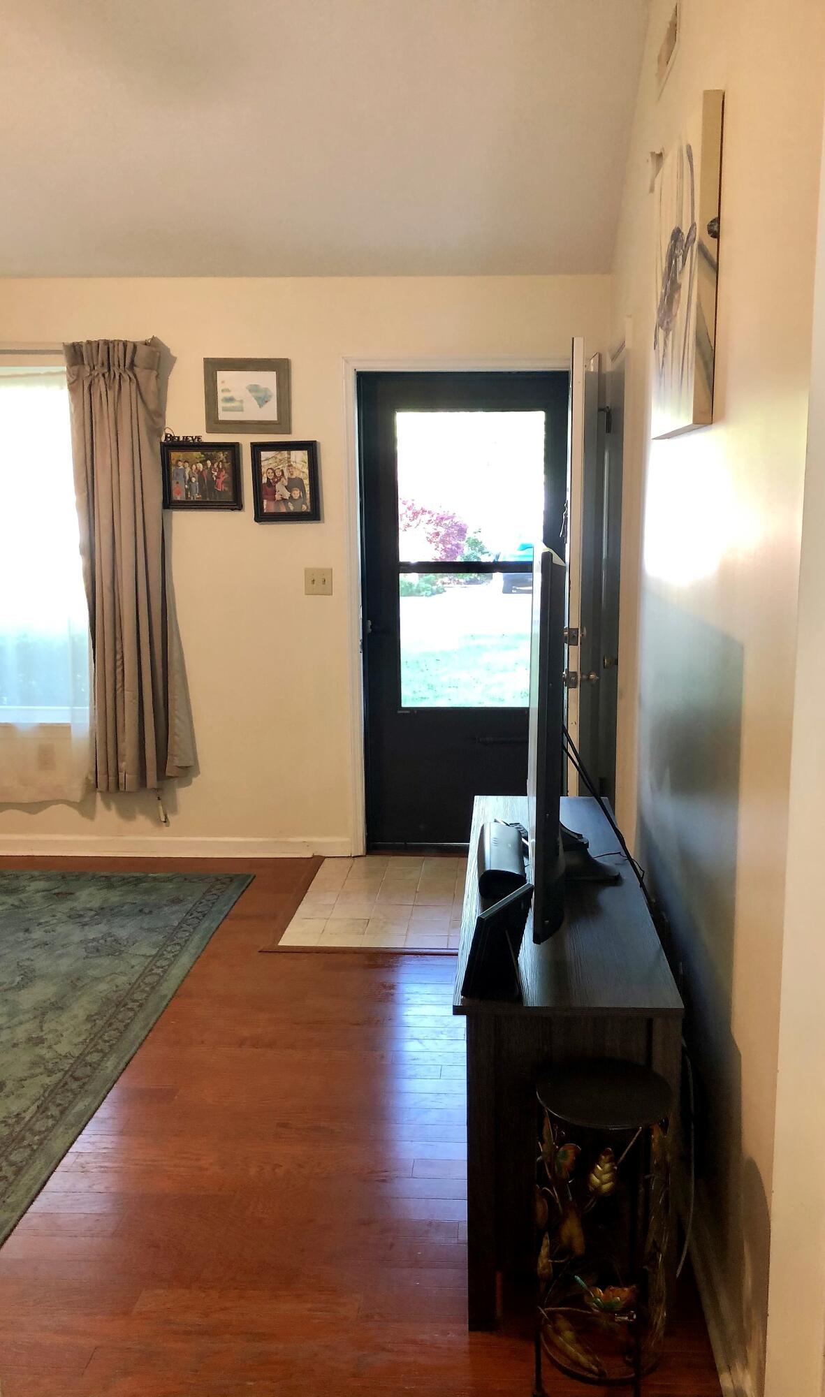 View of Front Door from Kitchen