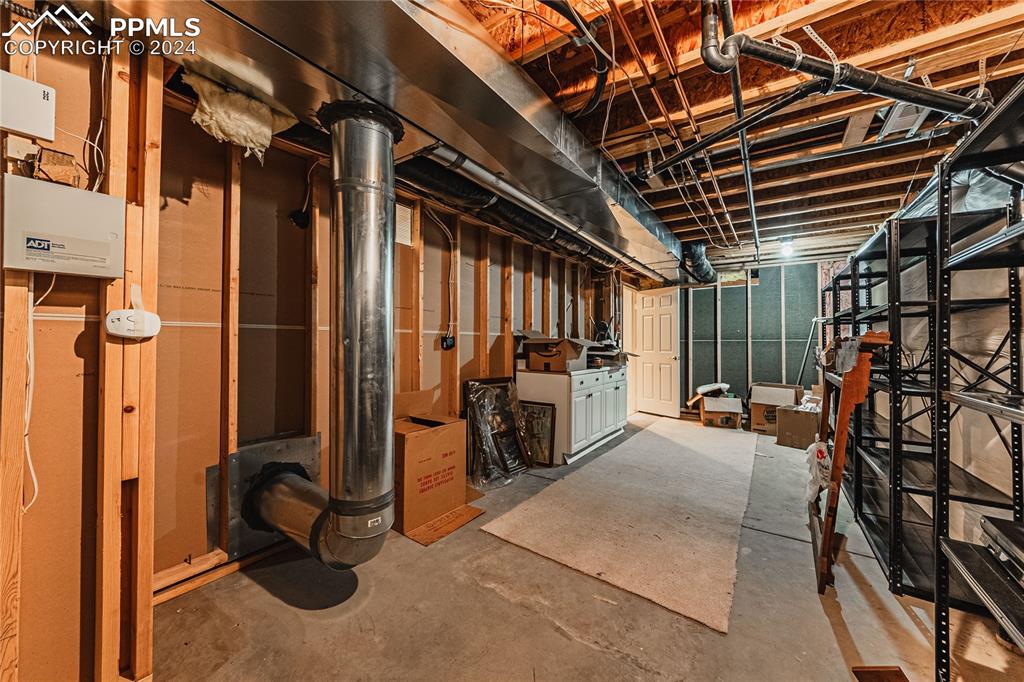 5148 Peak Villa Heights Colorado Springs, CO 80917 - Photo 38 of 45 Storage and mechanical room