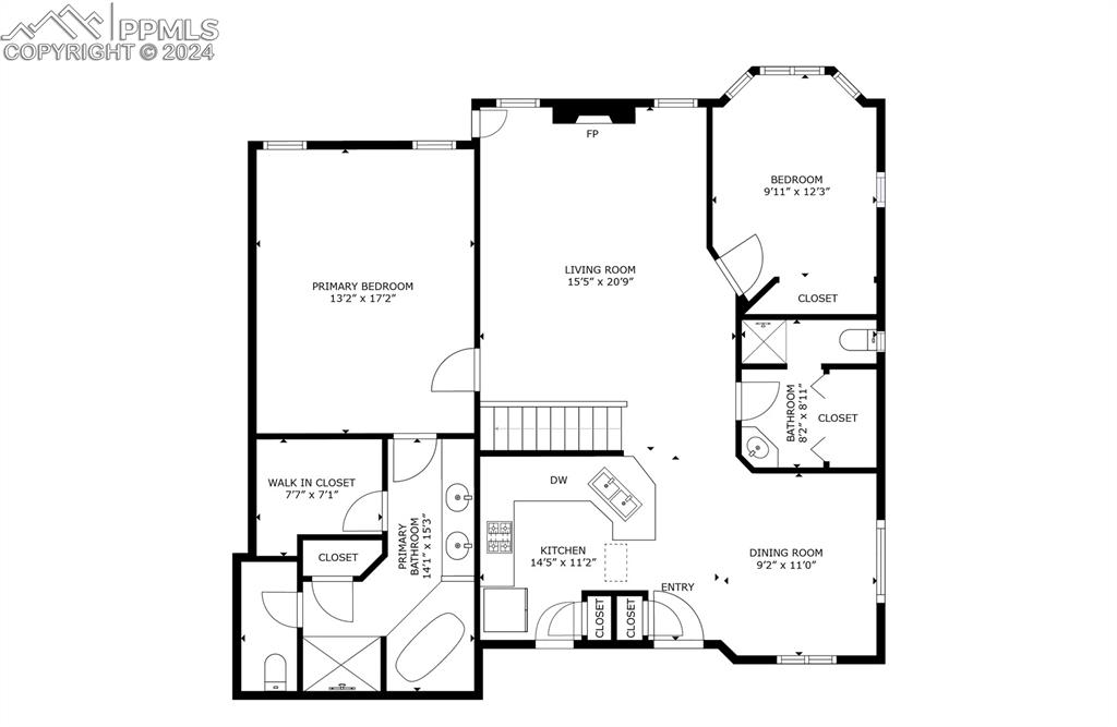 5148 Peak Villa Heights Colorado Springs, CO 80917 - Photo 44 of 45 Main floor plan