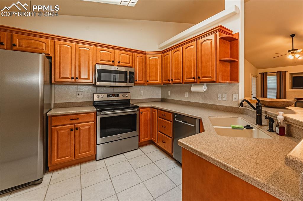 5148 Peak Villa Heights Colorado Springs, CO 80917 - Photo 7 of 45 Updated Corian countertops