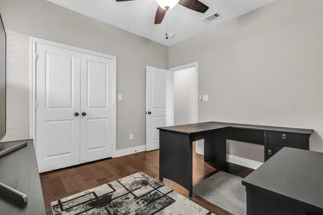 a view of livingroom with furniture and wooden floor