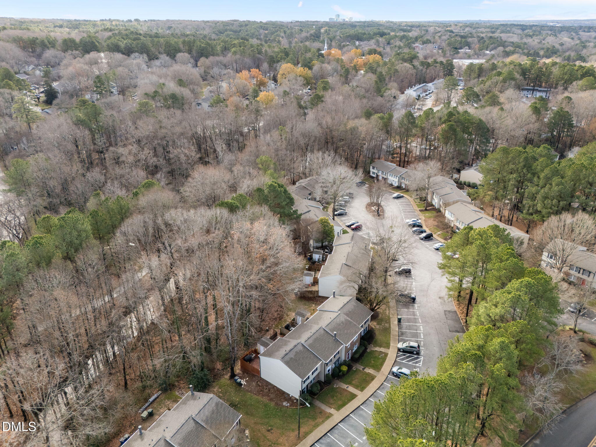7740 Sandra Lane Raleigh, NC 27615 - Photo 29 of 36 an aerial view of a house with a yard