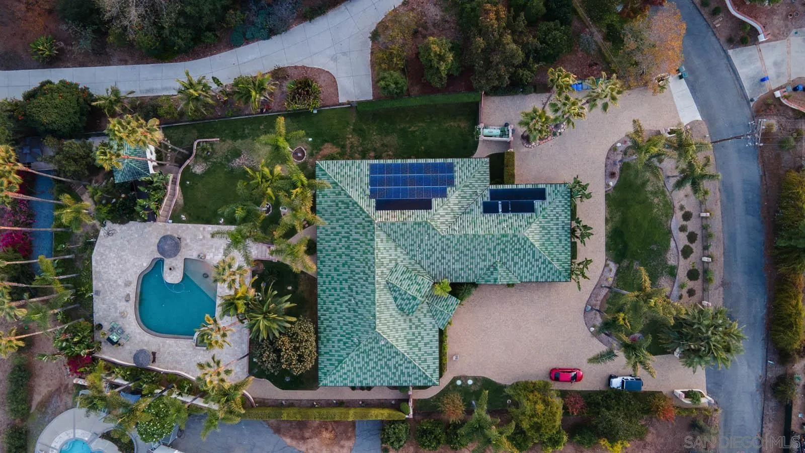3128 Los Verdes Drive Fallbrook, CA 92028 - Photo 59 of 70 an aerial view of a house