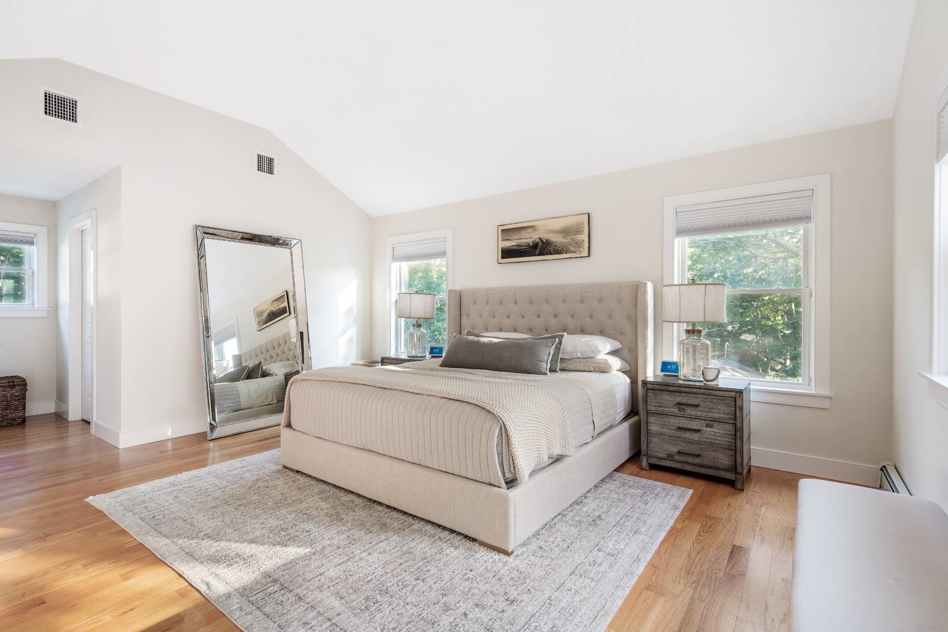 27 Kings Point Road East Hampton, NY 11937 - Photo 8 of 17 a bedroom with a large bed and a window