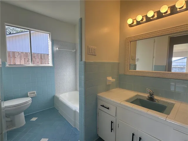 a bathroom with a sink and a toilet