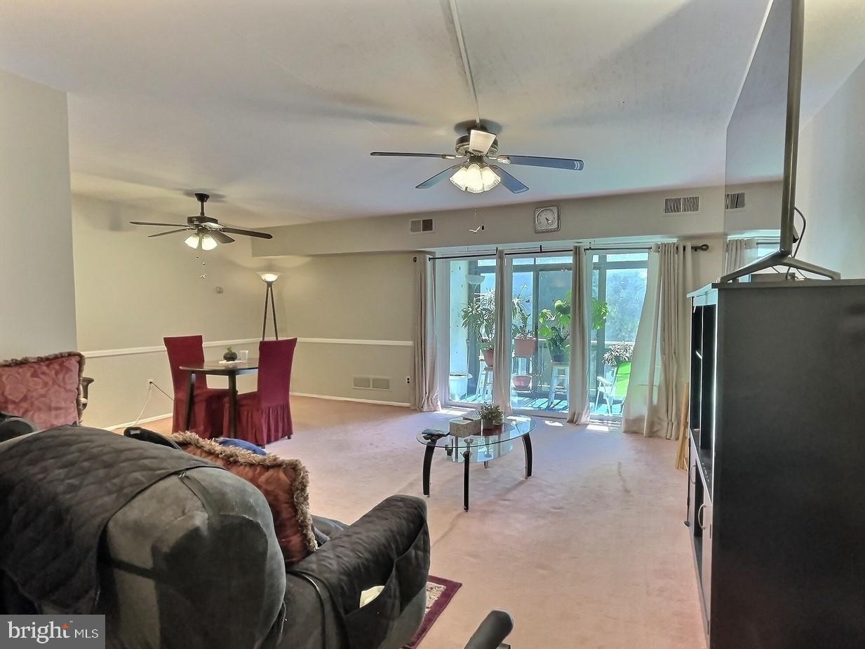 Open Living Room to Dining Area