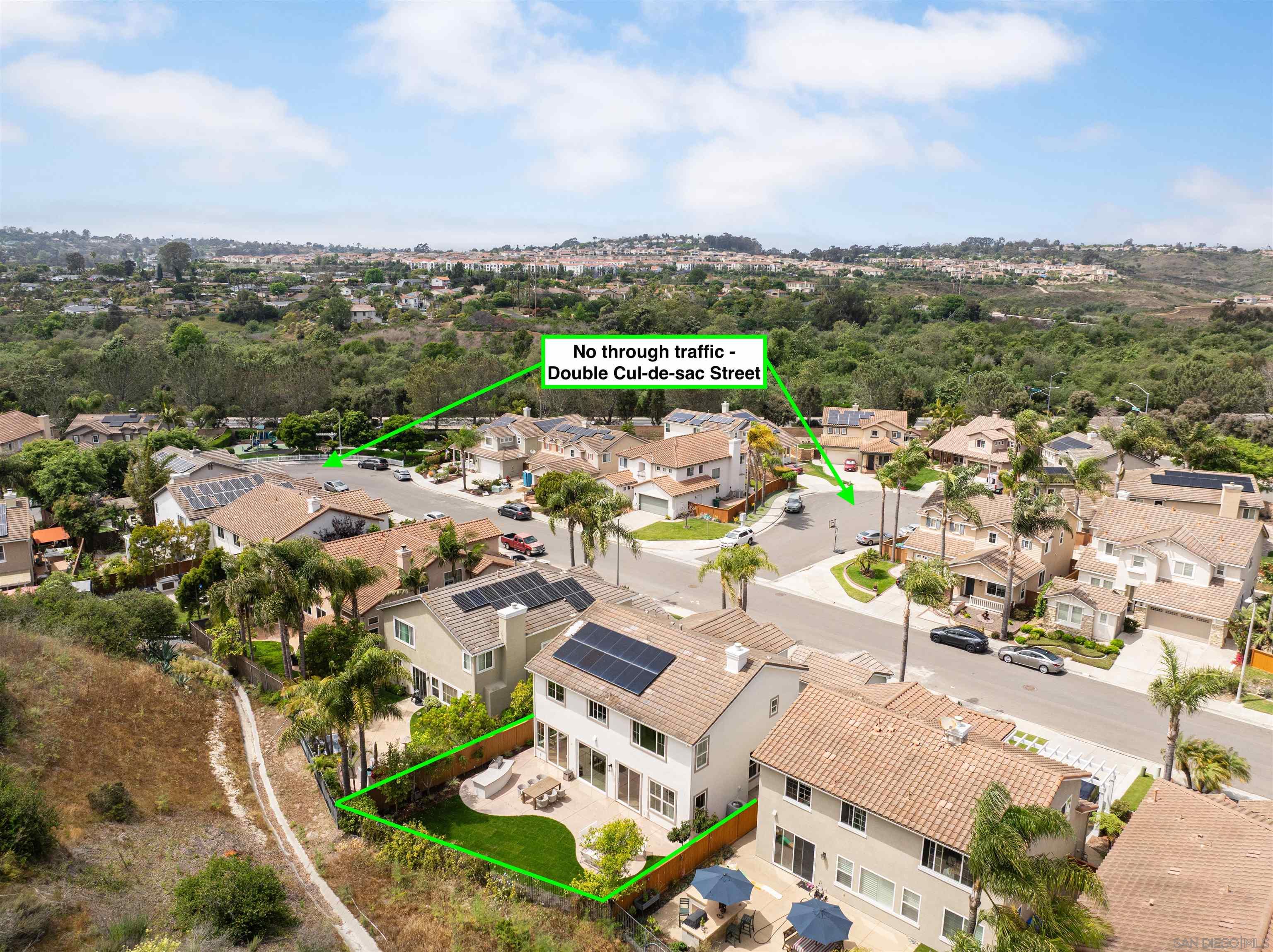 5077 Ashberry Road Carlsbad, CA 92008 - Photo 3 of 35 an aerial view of residential building with outdoor space
