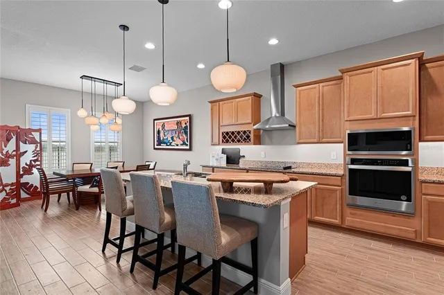 a street sign on a street