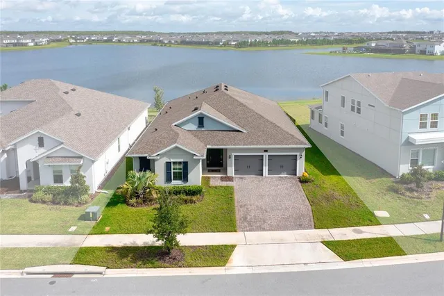 front view of a house and a yard
