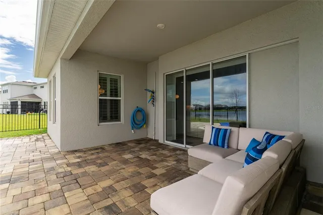 a view of outdoor space yard and swimming pool