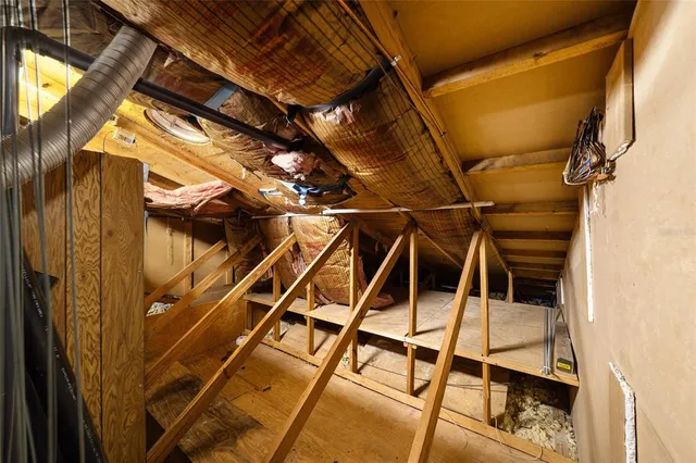 a view of under construction room and staircase