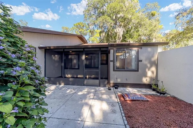 a view of swimming pool with a yard
