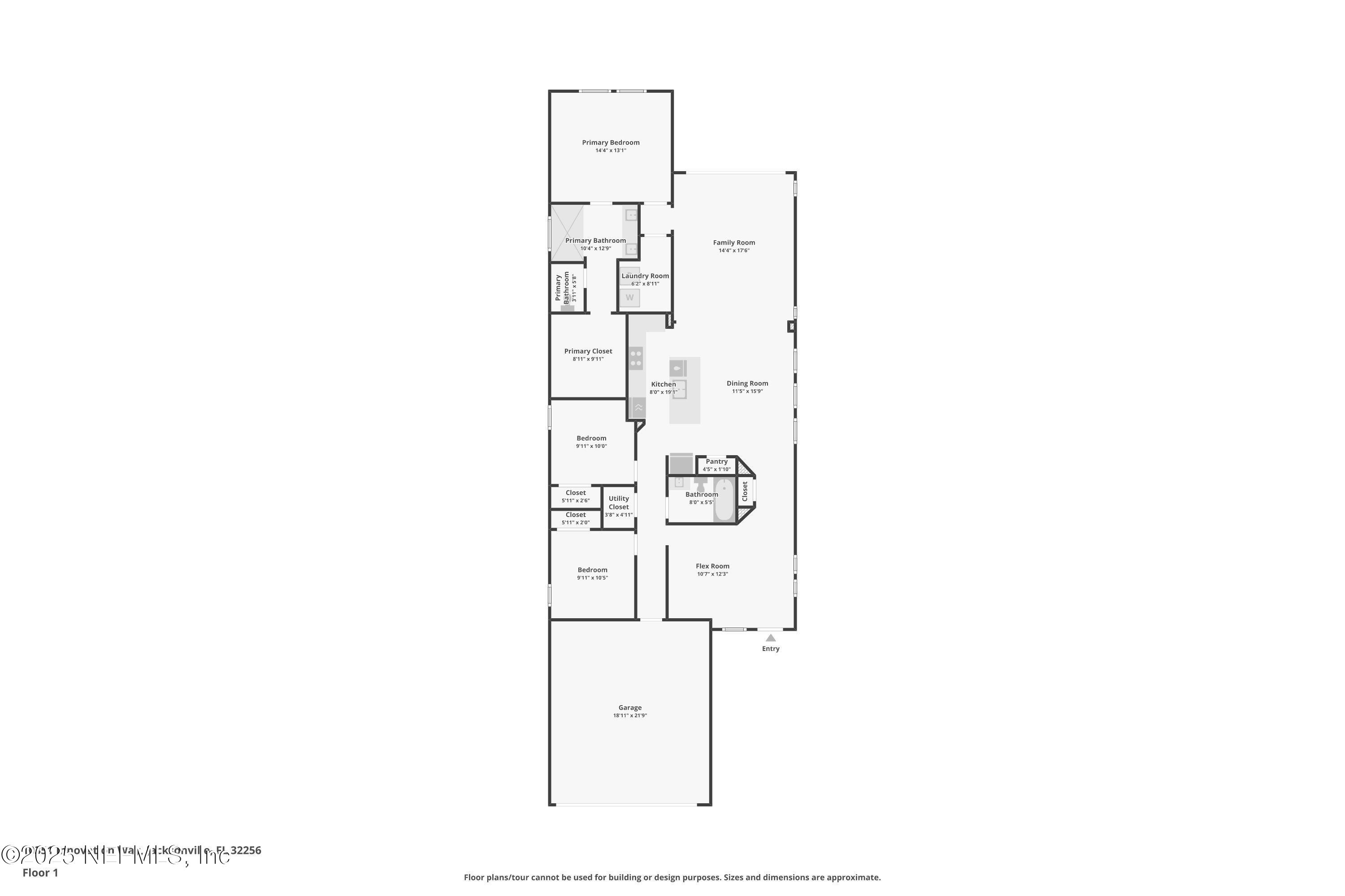 10351 Innovation Way Jacksonville, FL 32256 - Photo 65 of 65 Single Story Floorplan