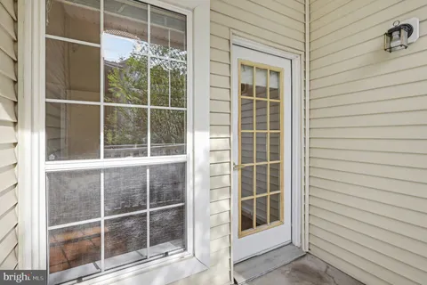a view of front door