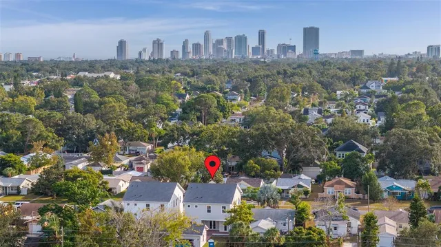 front view of house with a yard