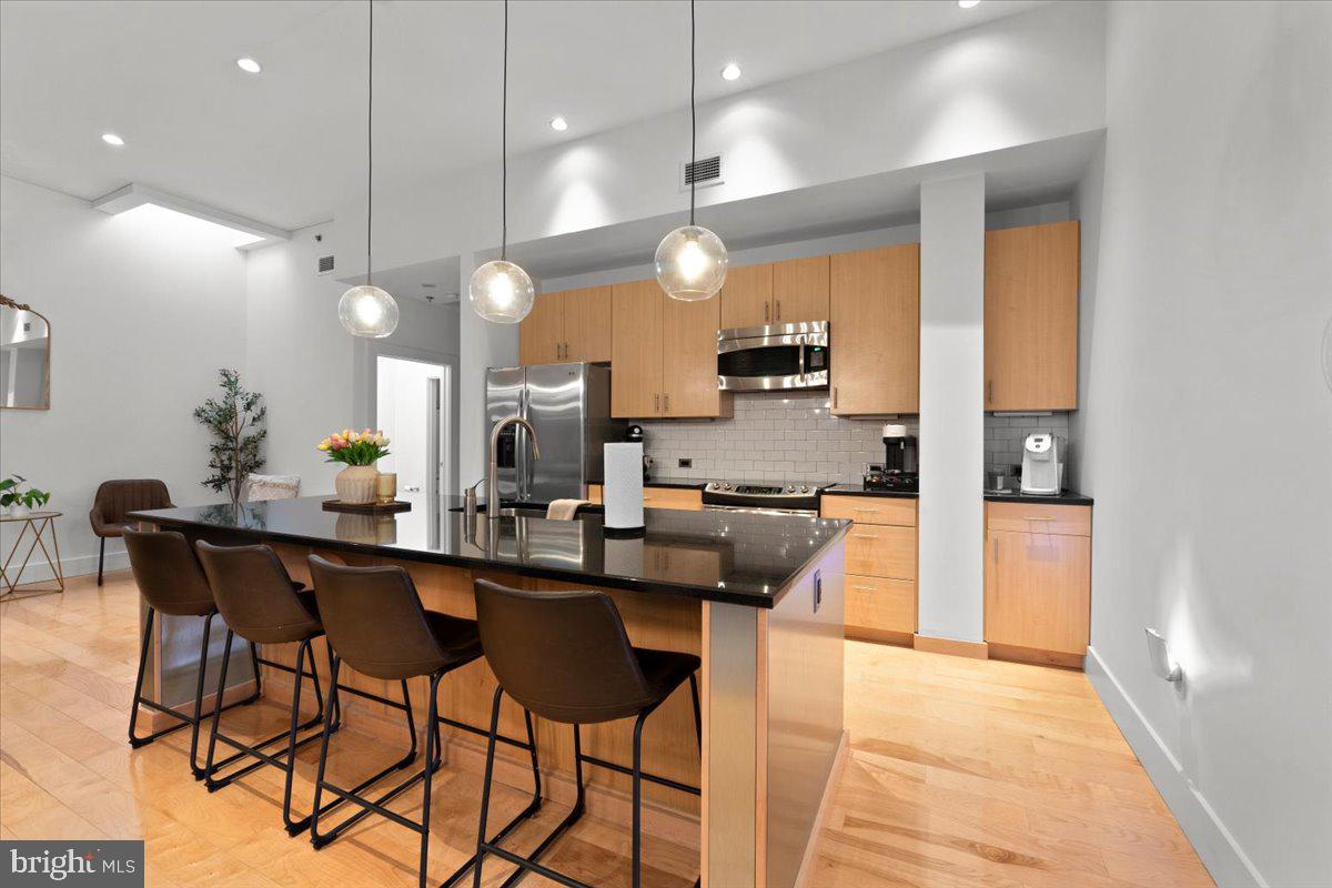 509 Bogart Place, Unit 202 Scranton, PA 18505 - Photo 8 of 43 Sleek modern kitchen with elegant finishes.