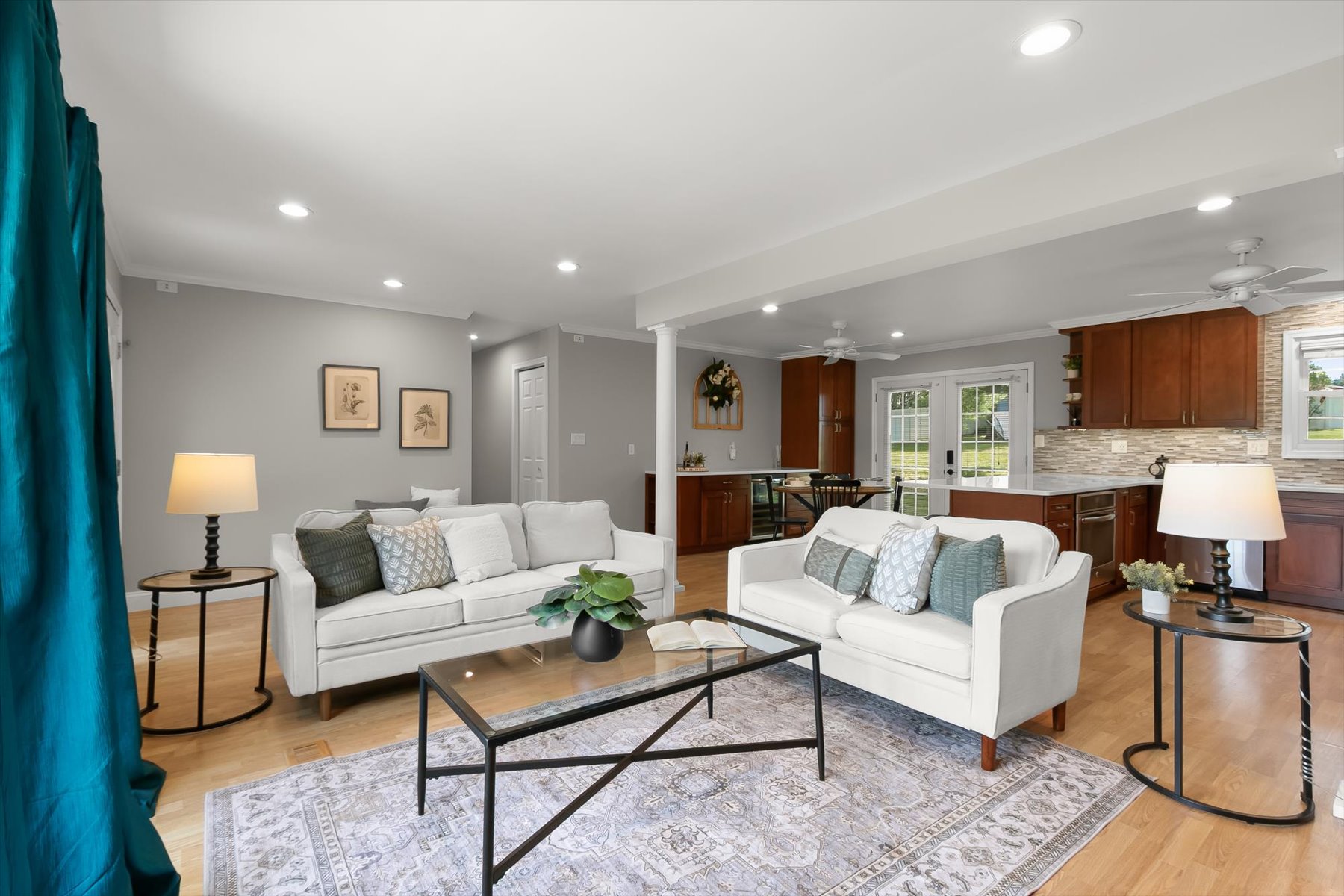 12405 Lime Kiln Road Fulton, MD 20759 - Photo 7 of 50 Living Room and Kitchen