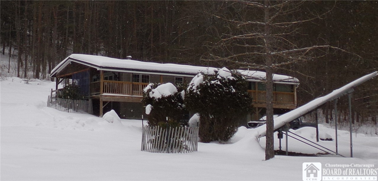 8527 Sawmill Run Road Little Valley, NY 14755 - Photo 1 of 1 Raised Manufactured Home on full basement