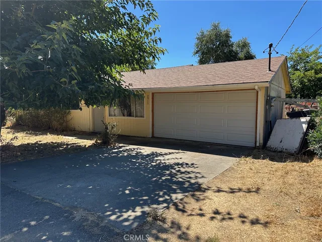 a backyard of a house