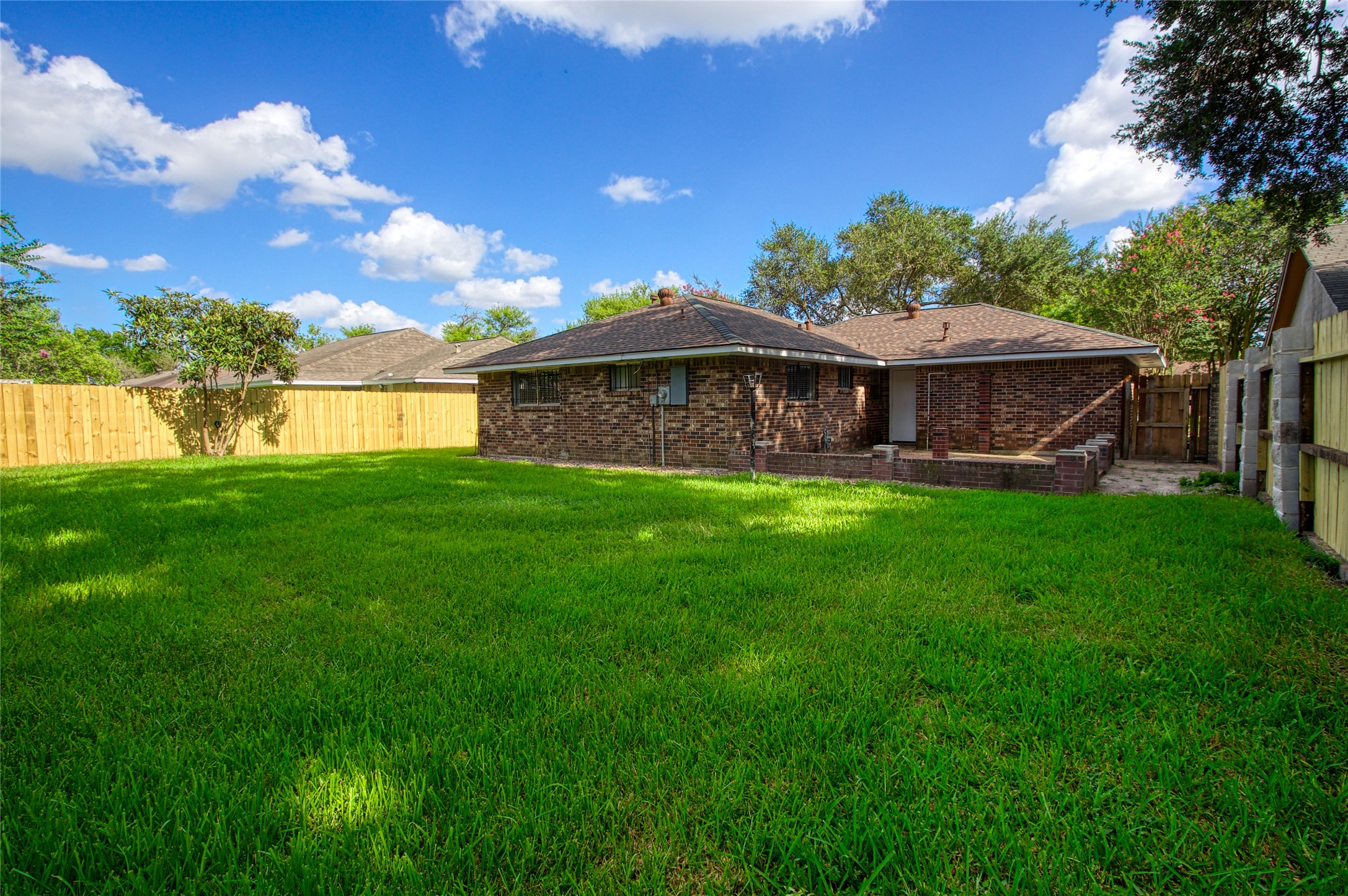 7410 Sawmill Trail Houston, TX 77040 - Photo 17 of 17 Huge backyard perfect for family gatherings BBQs and more...