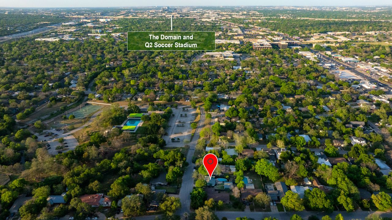 6903 Ardath Street Austin, TX 78757 - Photo 7 of 40 Aerial view of property's location
