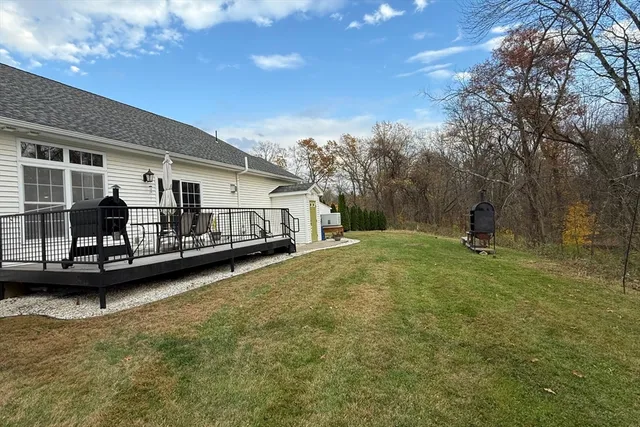 a childrens park with lots of swings and slides