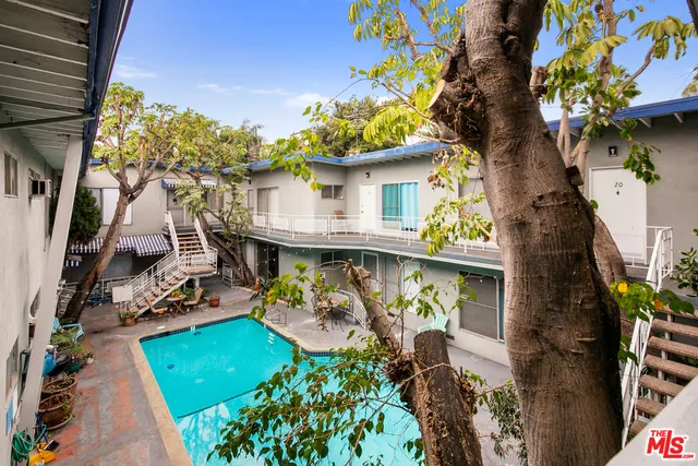 a view of a house with a patio